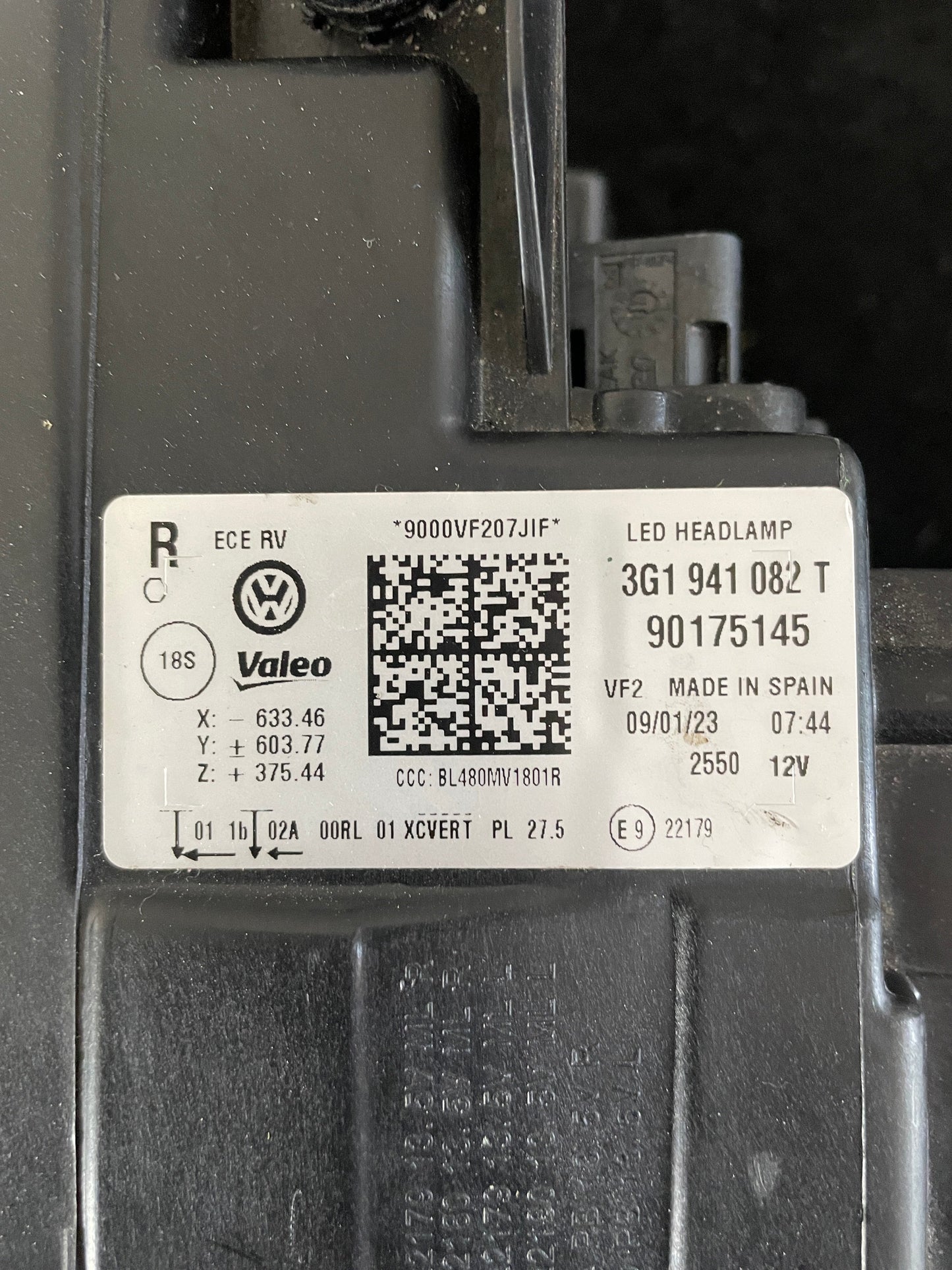 Original VW Passat B8 3G Facelift IQ.LIGHT Matrix Scheinwerfer links 3G1941082T